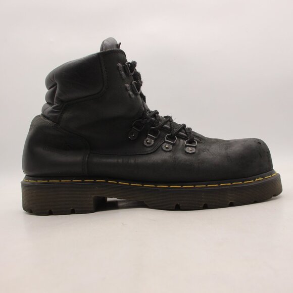 Dr. Martens 8836 Men's Size 12 M Industrial Black Leather Steel Toe Work Boots